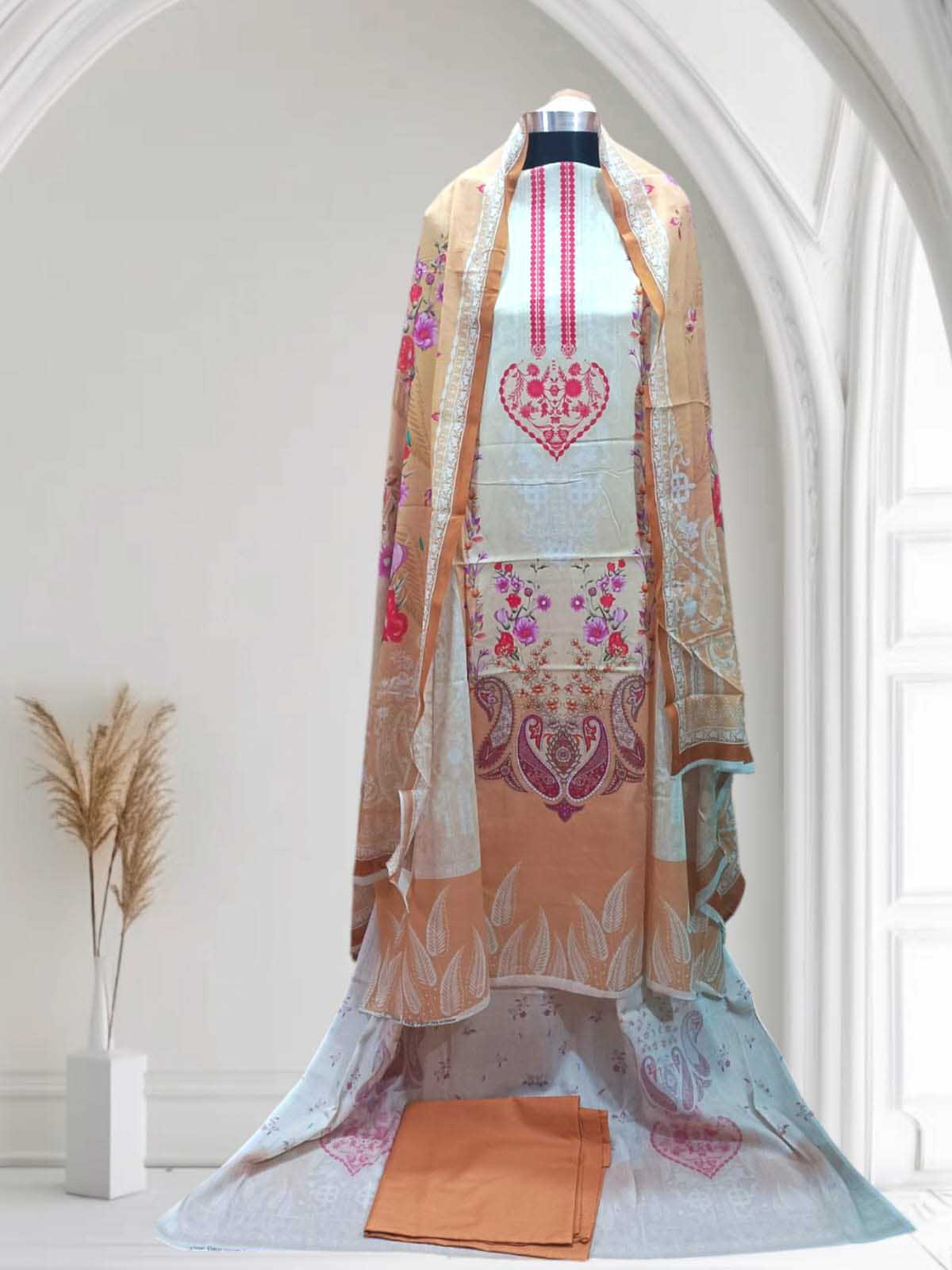 Zom Zom Digital Print three piece | Code: Z-1006