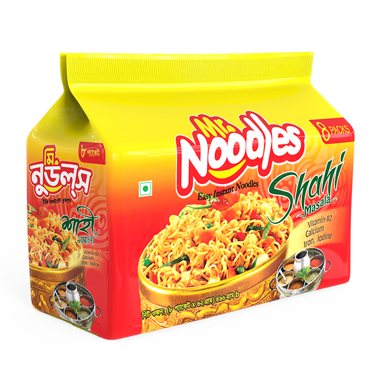 শাহী মাসালা মি. নুডলস ৮টির প্যাকেট | Shahi Masala mr. noodles #nodols